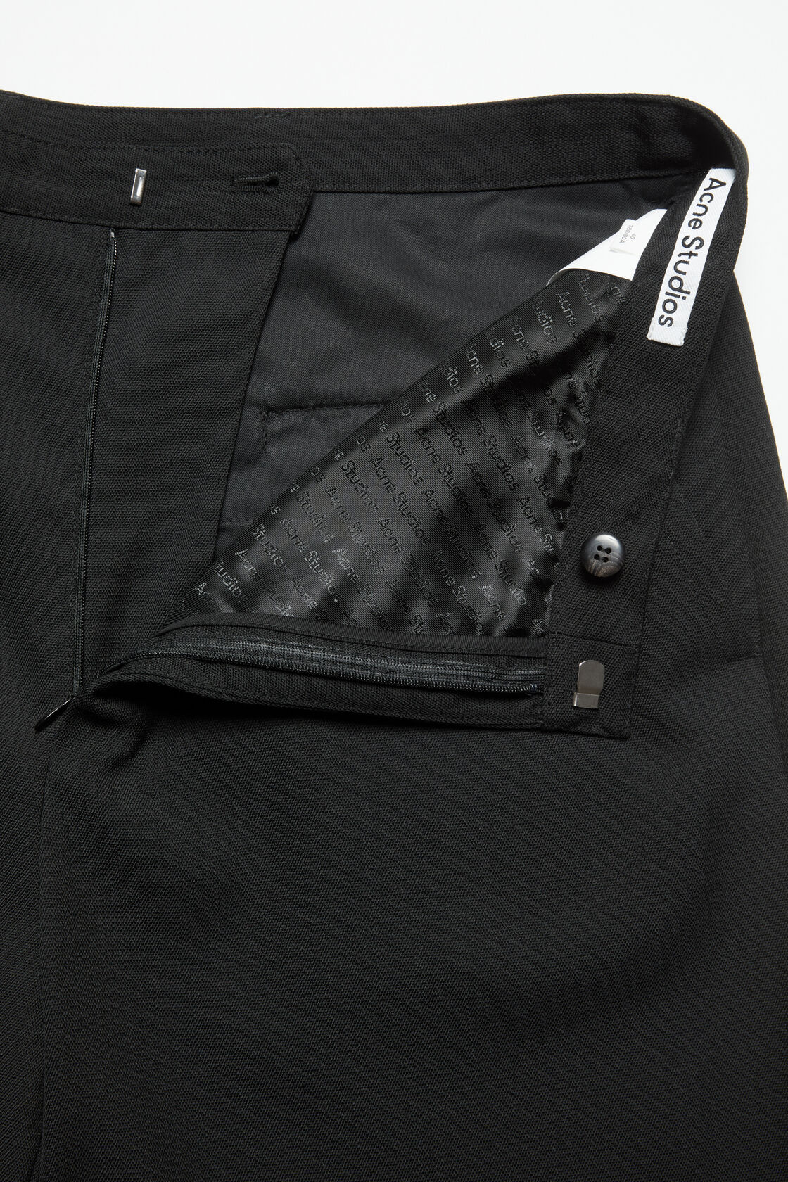 Wool blend trousers, Black, 2000x