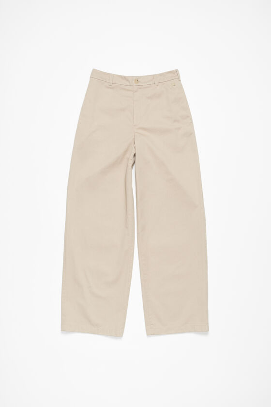 Acne Studios - Chino twill trousers - Sand beige