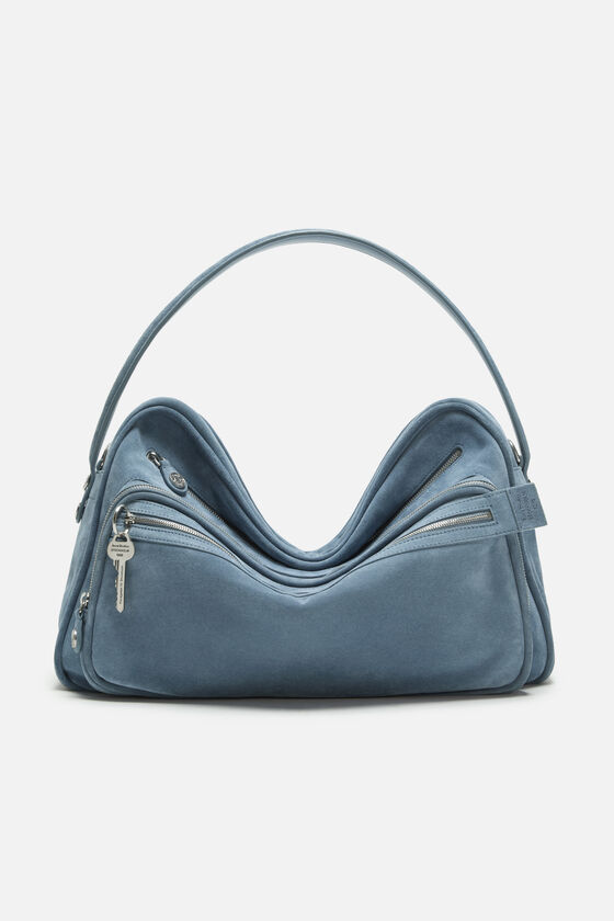 Camero Camera Suede V, Denim Blue