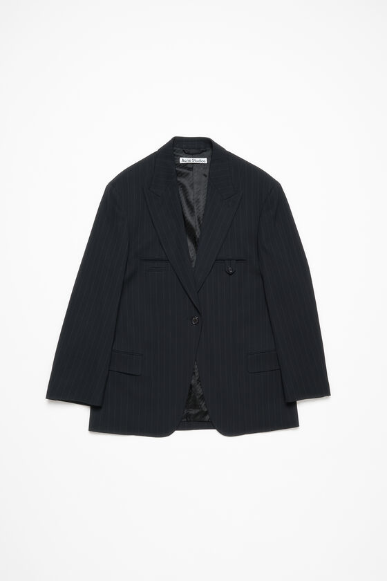 Acne Studios - シングルブレスト スーツジャケット - ネイビーブルー