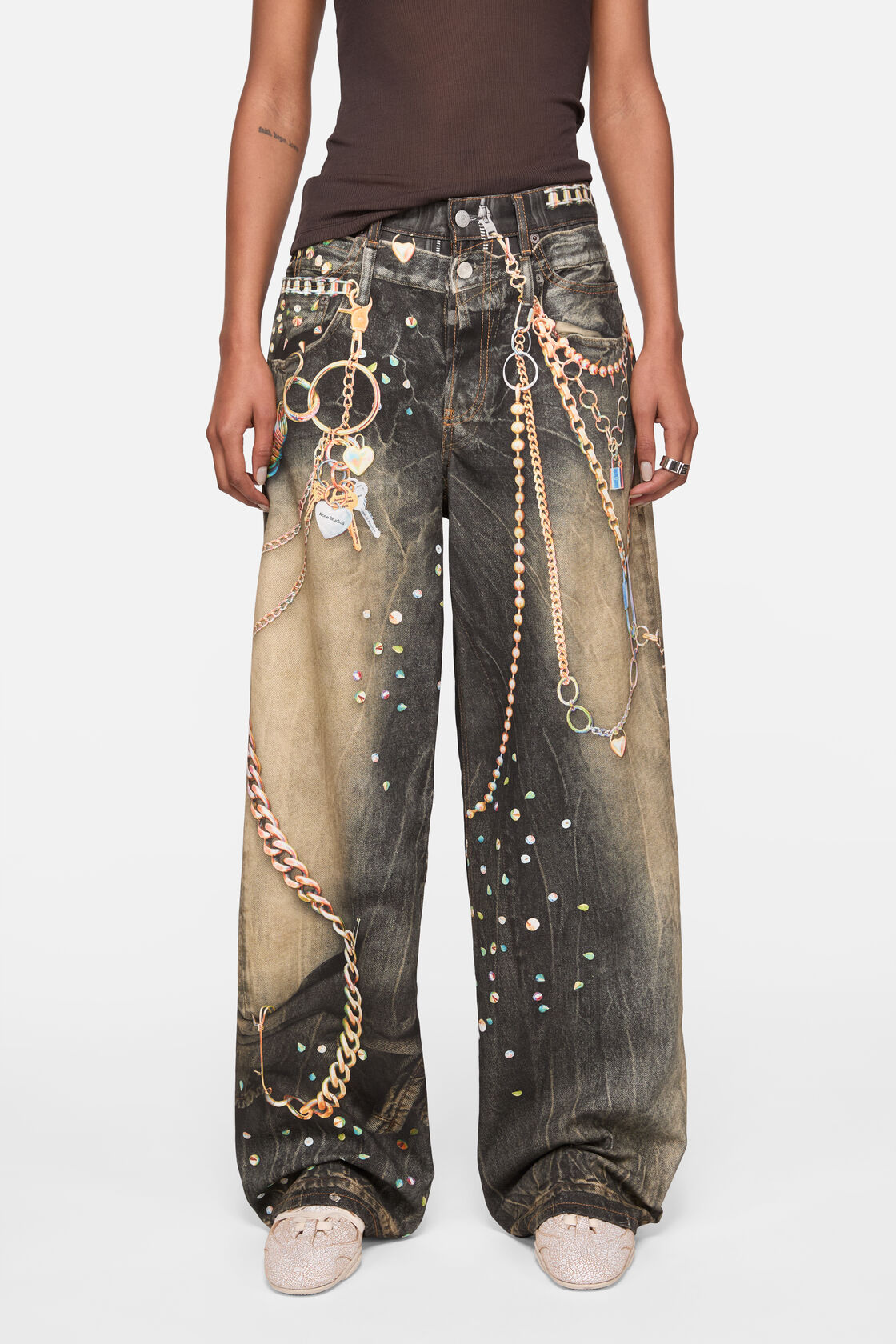 Loose fit jeans - Year of the Horse, Black/multi, 2000x