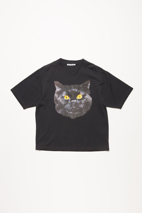Acne Studios - プリントTシャツ - リラックスフィット - ブラック