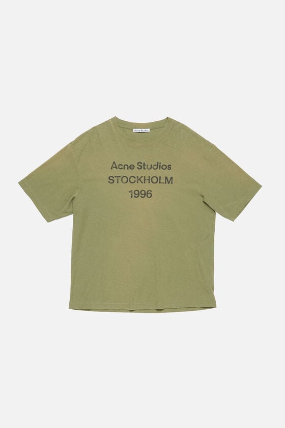 Logo t-shirt - Relaxed fit, Olive green, 2000x