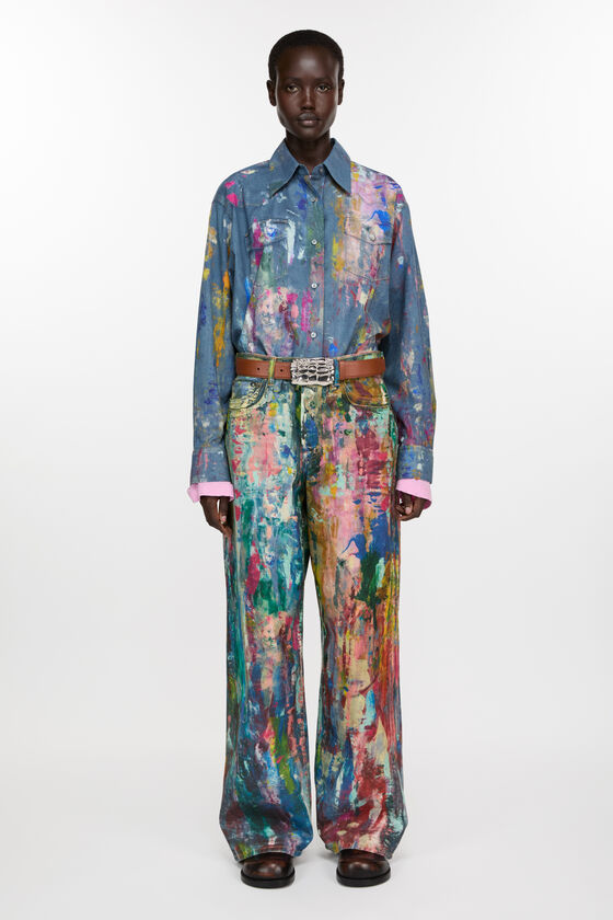 FN-WN-TROU001402, Blue/multi