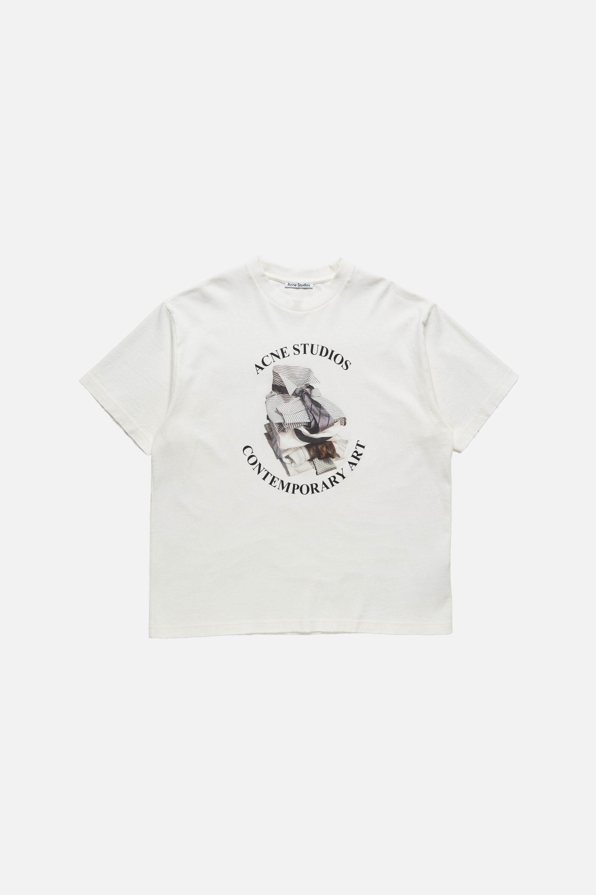 Acne Studios - Printed t-shirt - relaxed - Off white