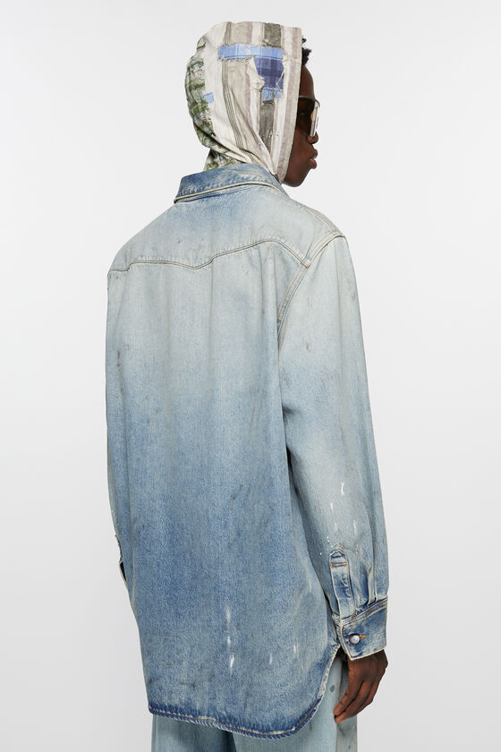 Acne Studios - デニムシャツ - リラックスフィット - ライトブルー