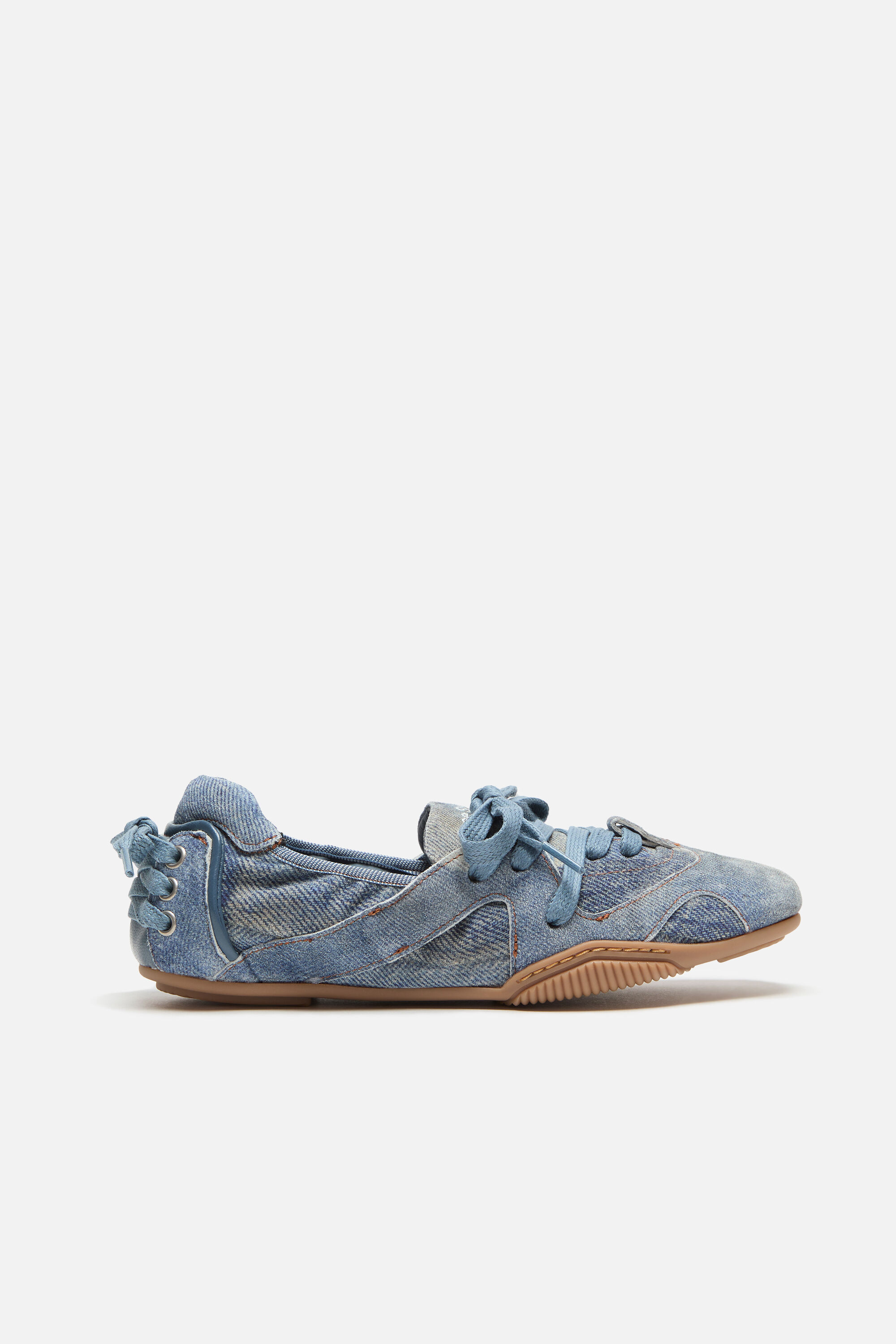 Acne Studios - レースアップレザーシューズ - ライトブルー