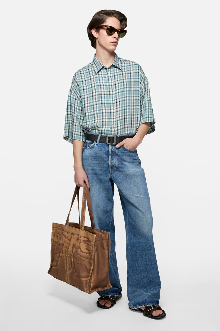 RW-MN-SHIR000021, Turquoise/blue/white