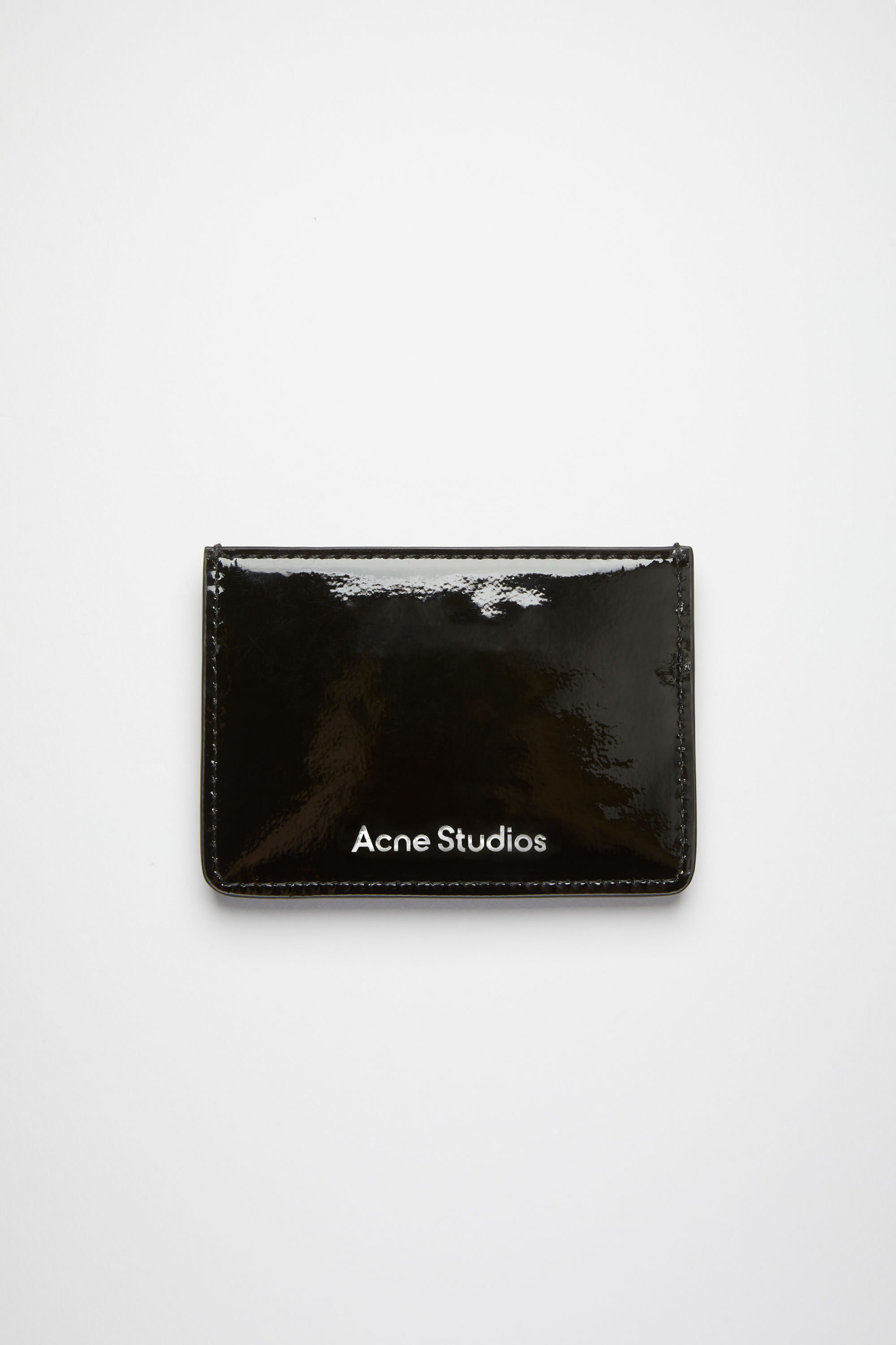 Acne Studios - Faceロゴ カードホルダー - ブラック/ブラック