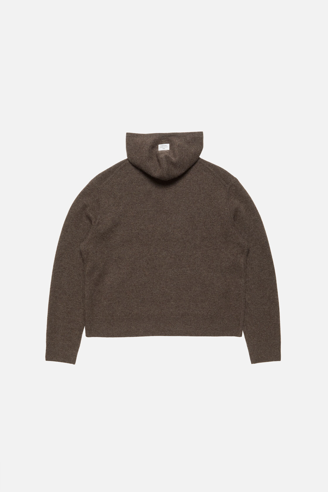 Cashmere hoodie, Walnut brown, 2000x