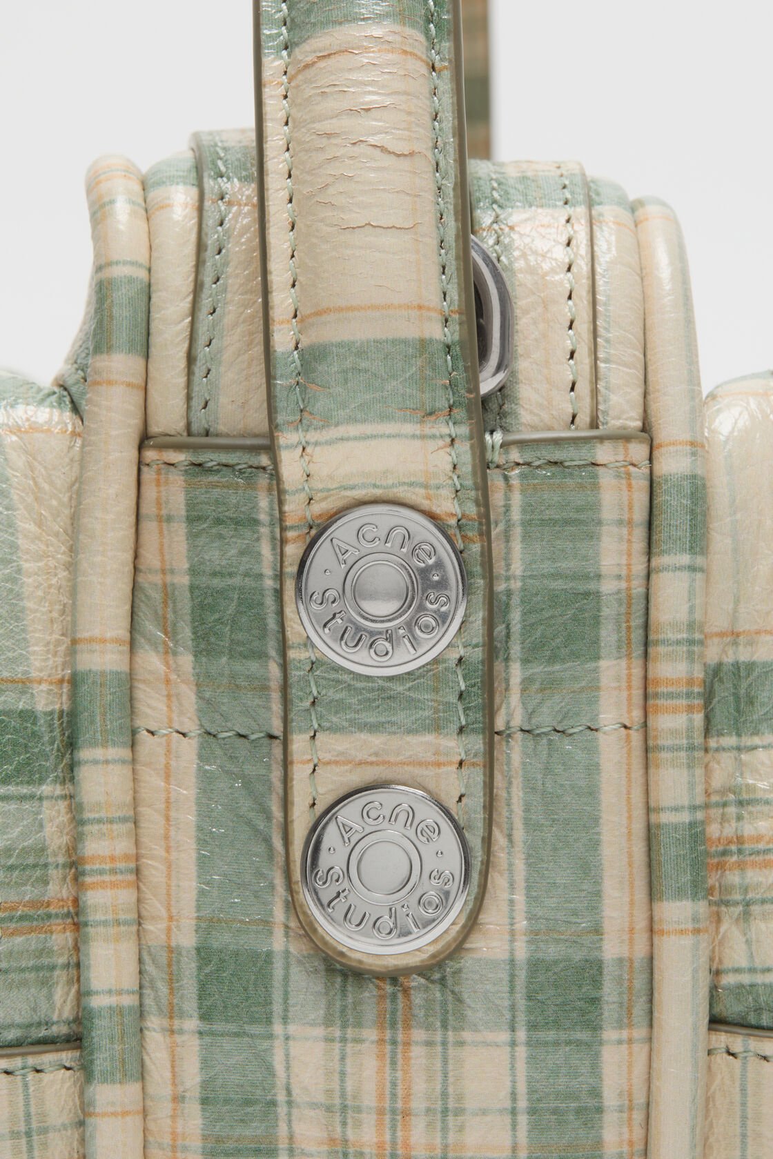 Camero Kit check crossbody bag, Green/orange, 2000x