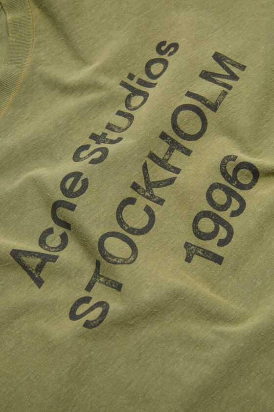 Logo t-shirt - Relaxed fit, Olive green, 2000x