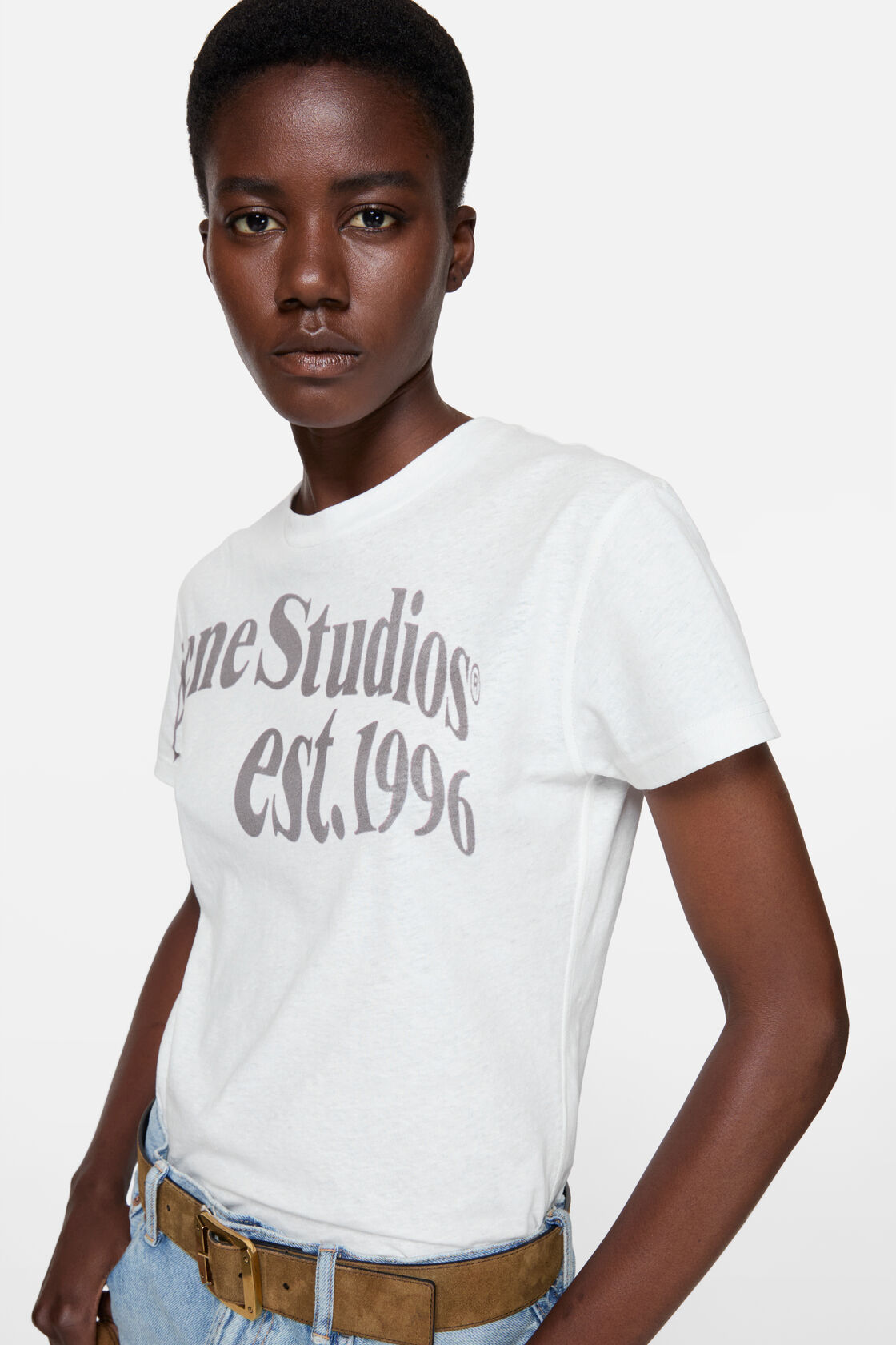 Fitted graphic t-shirt, Off white, 2000x