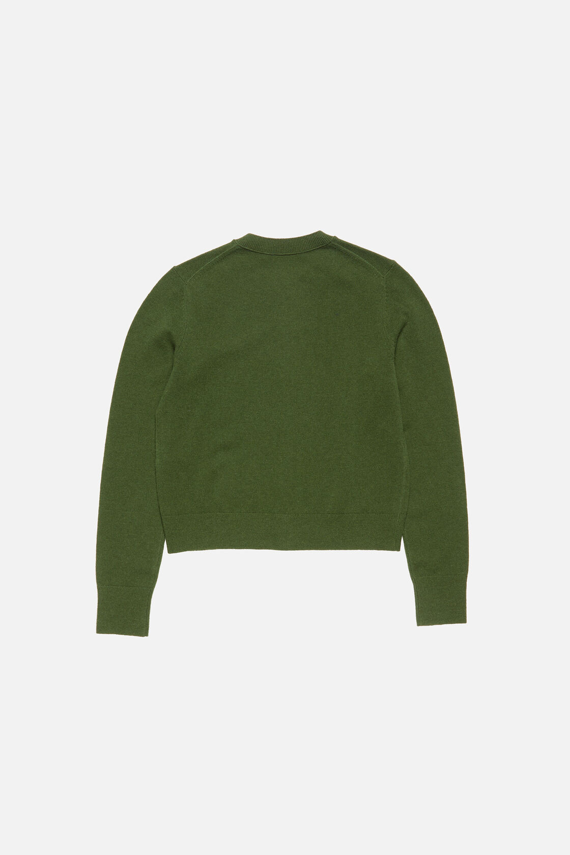 Fitted cardigan - yak wool, Bottle green, 2000x