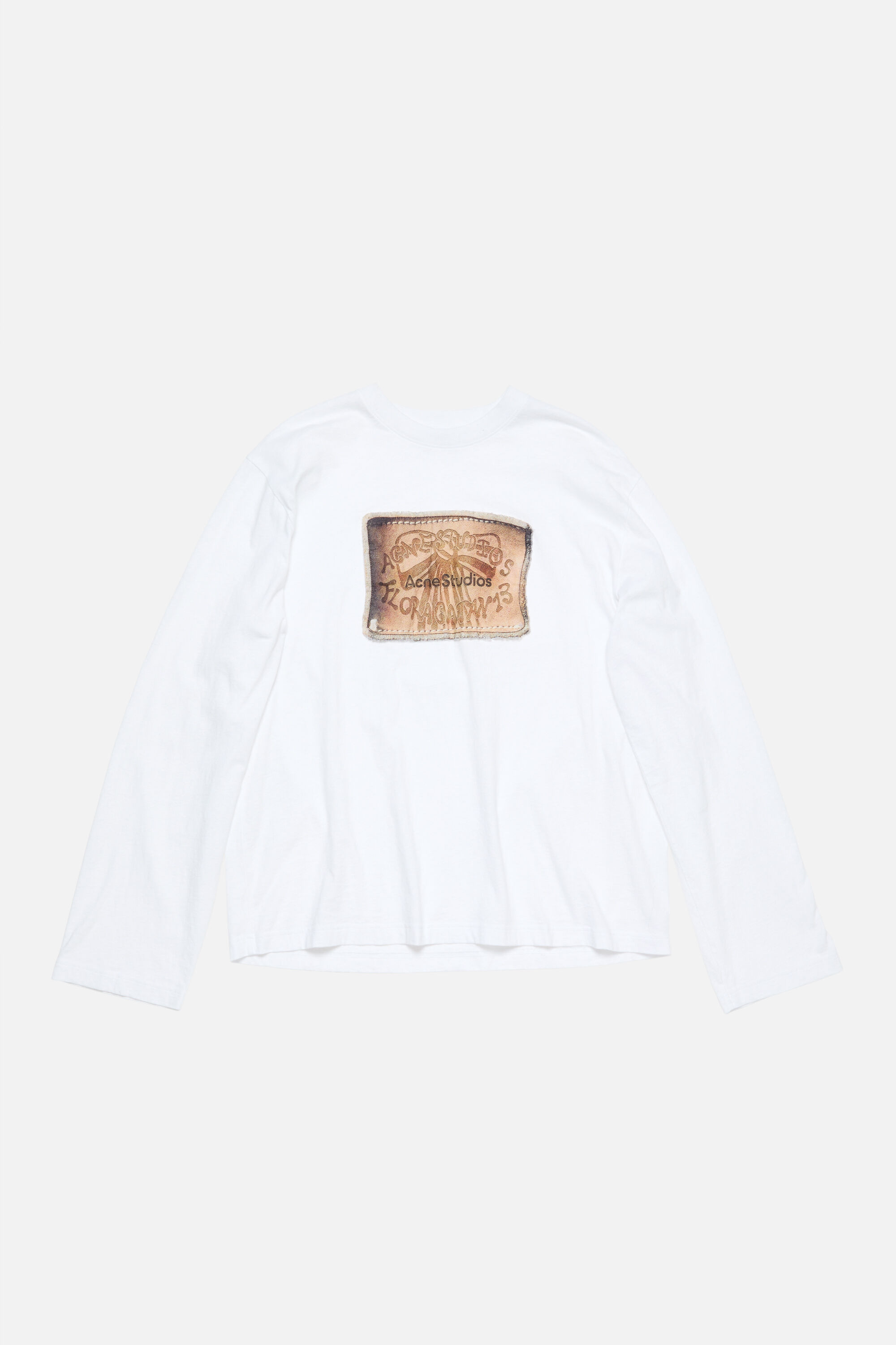 Acne Studios - Print long-sleeve t-shirt - White