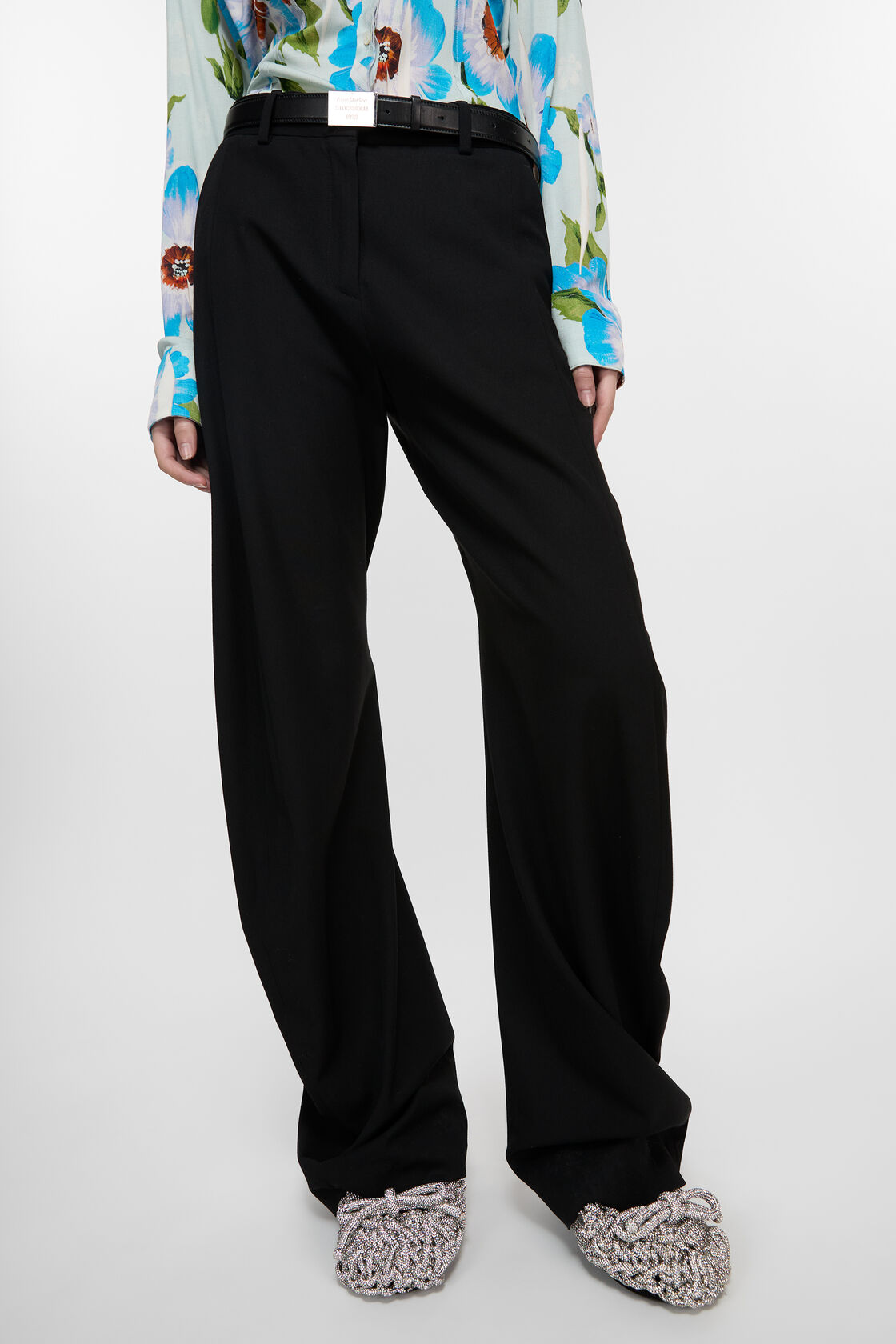 Tailored trousers, Black, 2000x