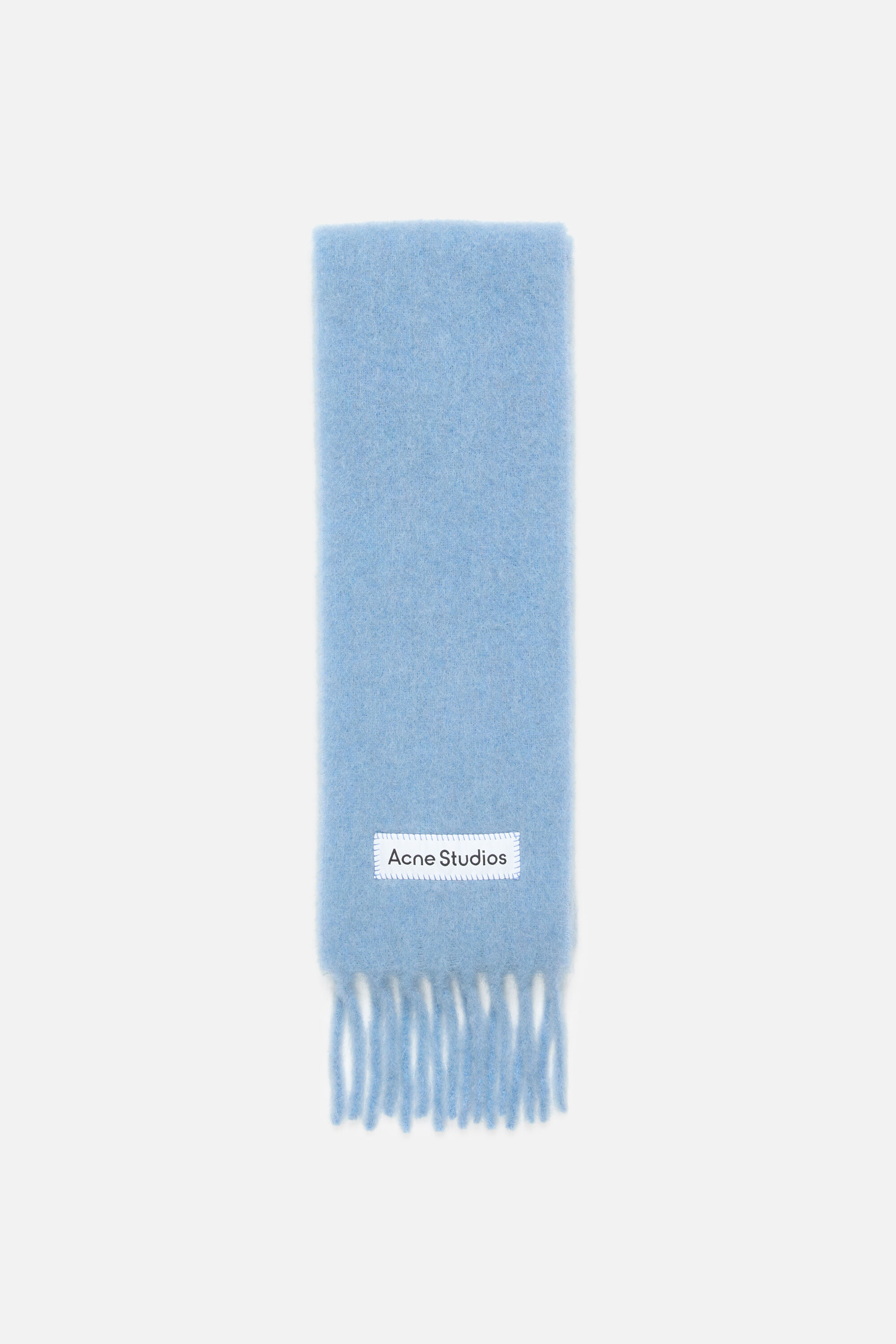 Acne Studios - スキニーモヘアスカーフ - ライトブルー