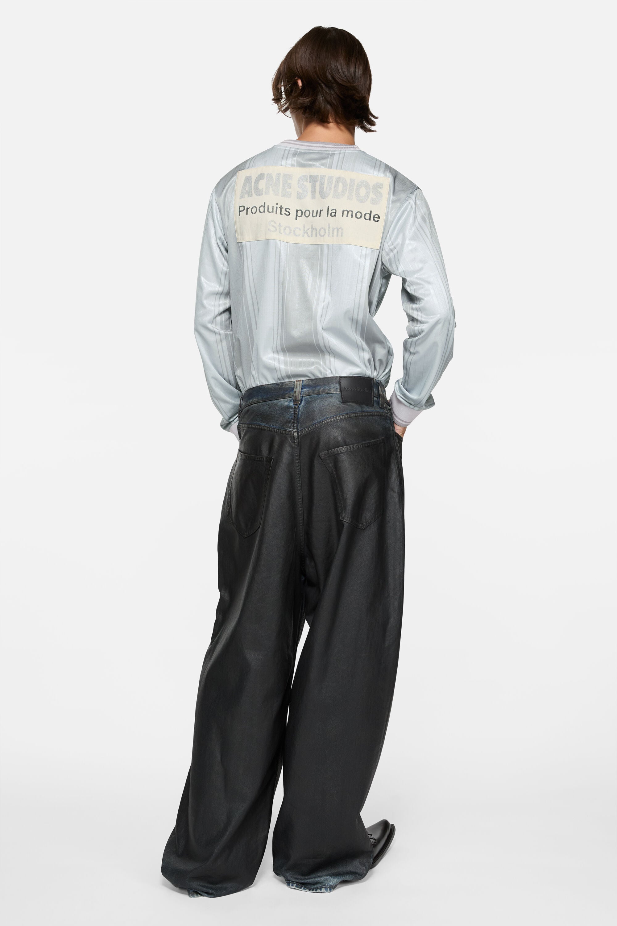 Acne Studios - Logo sports jersey top - Grey