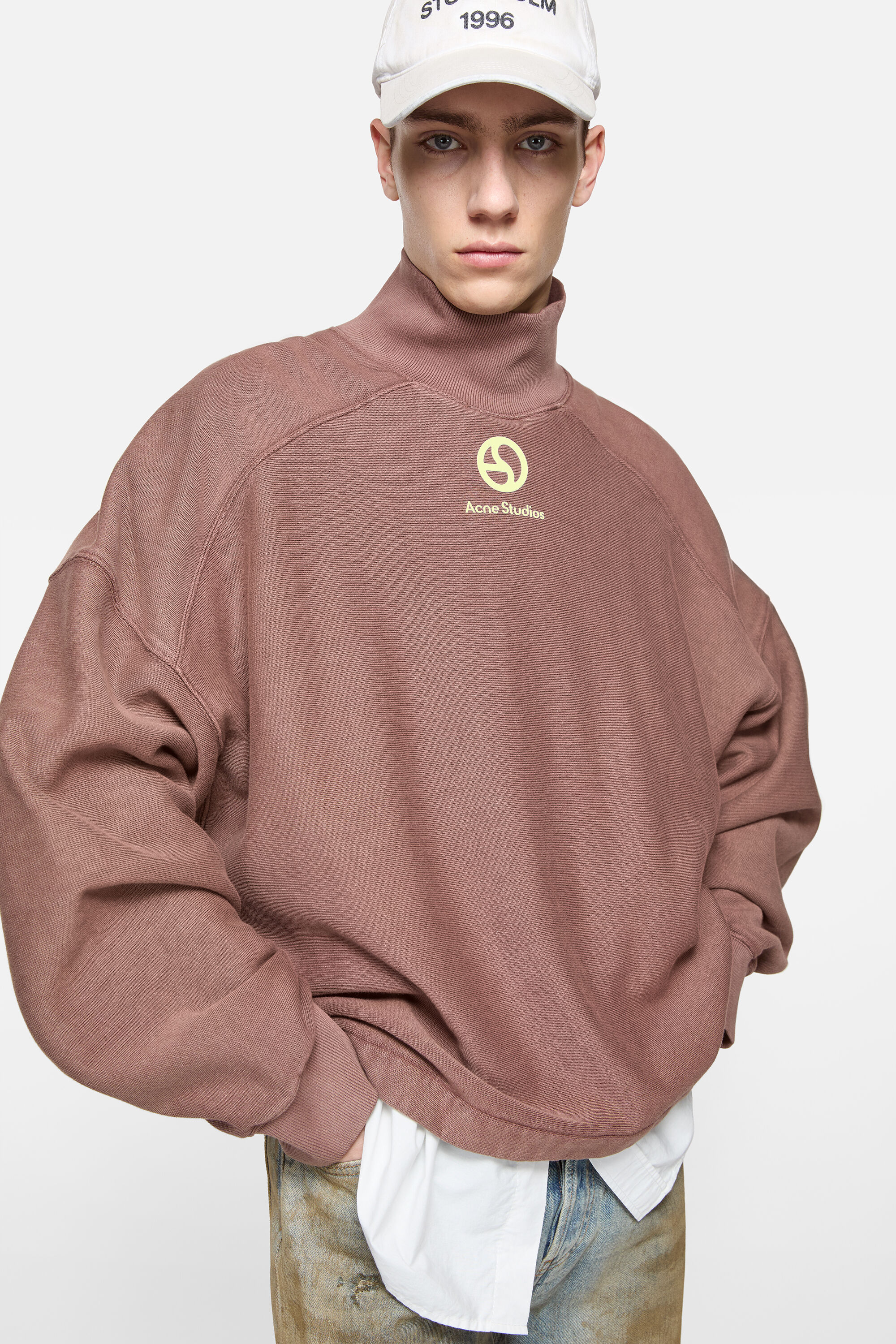 Acne Studios - Fleece sweater - Rum brown