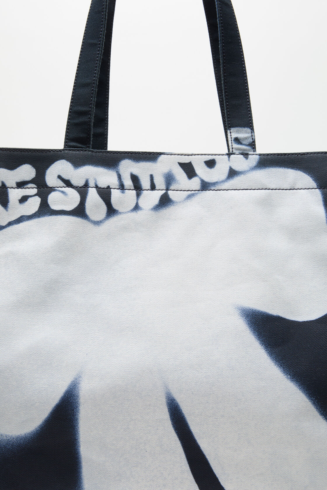 Logo shopper tote, Navy blue, 2000x