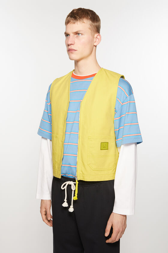 Acne Studios - キャンバスベストジャケット - ダスティイエロー