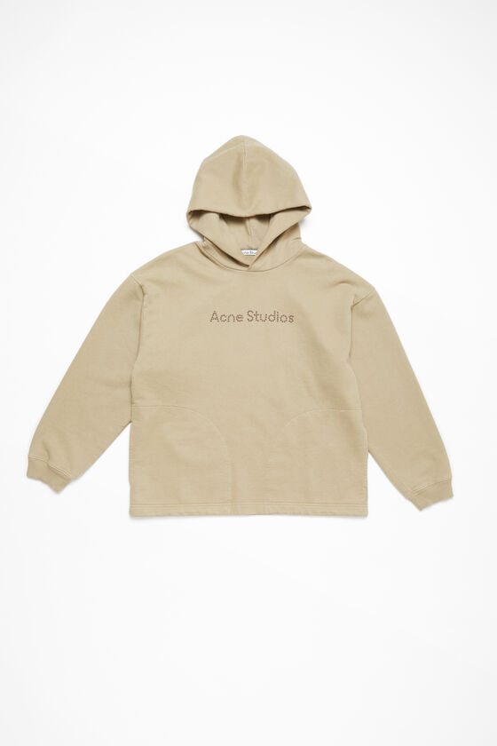 Acne Studios - ロゴフーディ - サンドベージュ