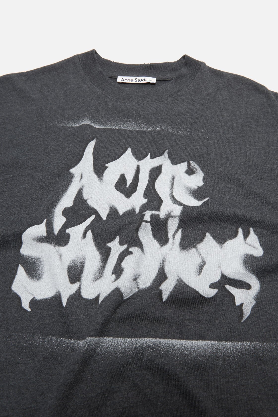 Gothic logo t-shirt, Faded black, 2000x