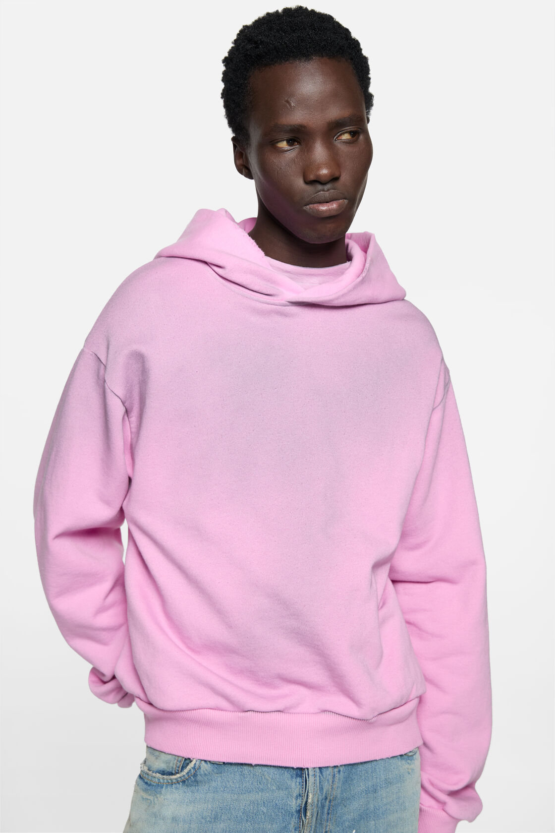 Kapuzenpullover mit Logo, Zuckerwatte rosa, 2000x