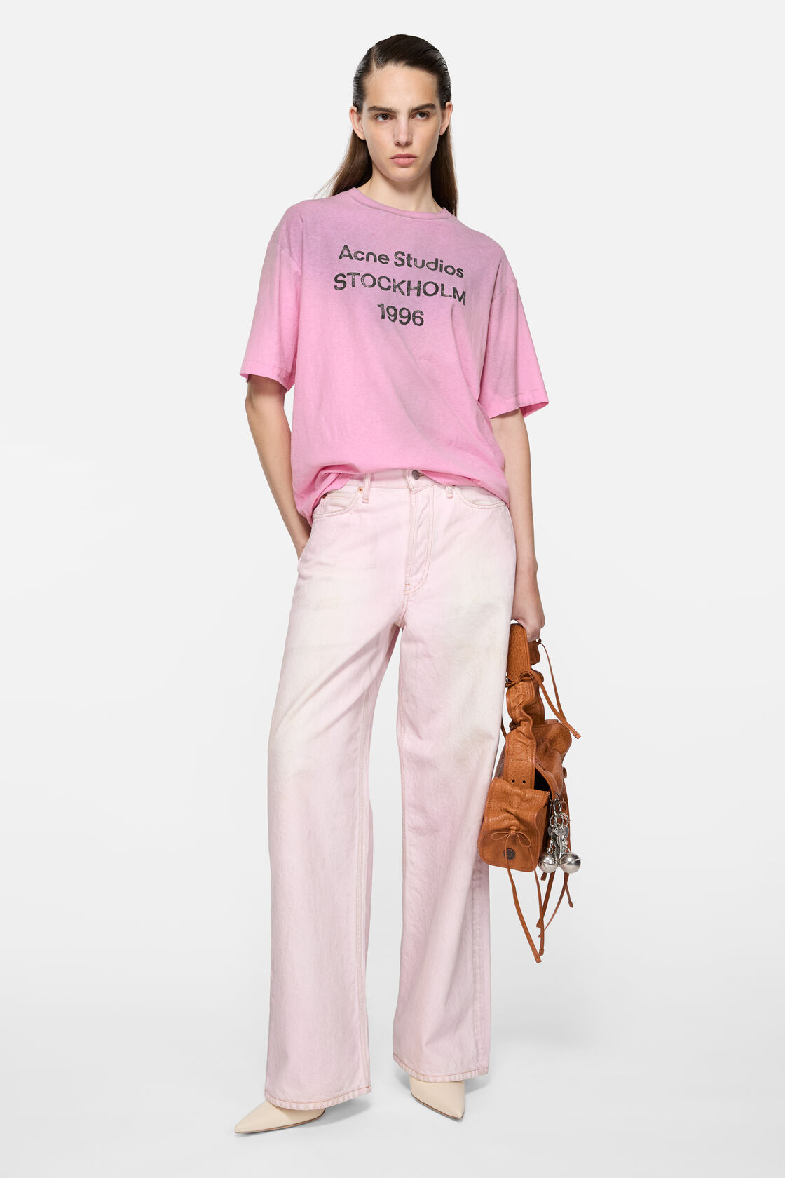 Logo t-shirt - Relaxed fit, Cotton candy pink, 2000x