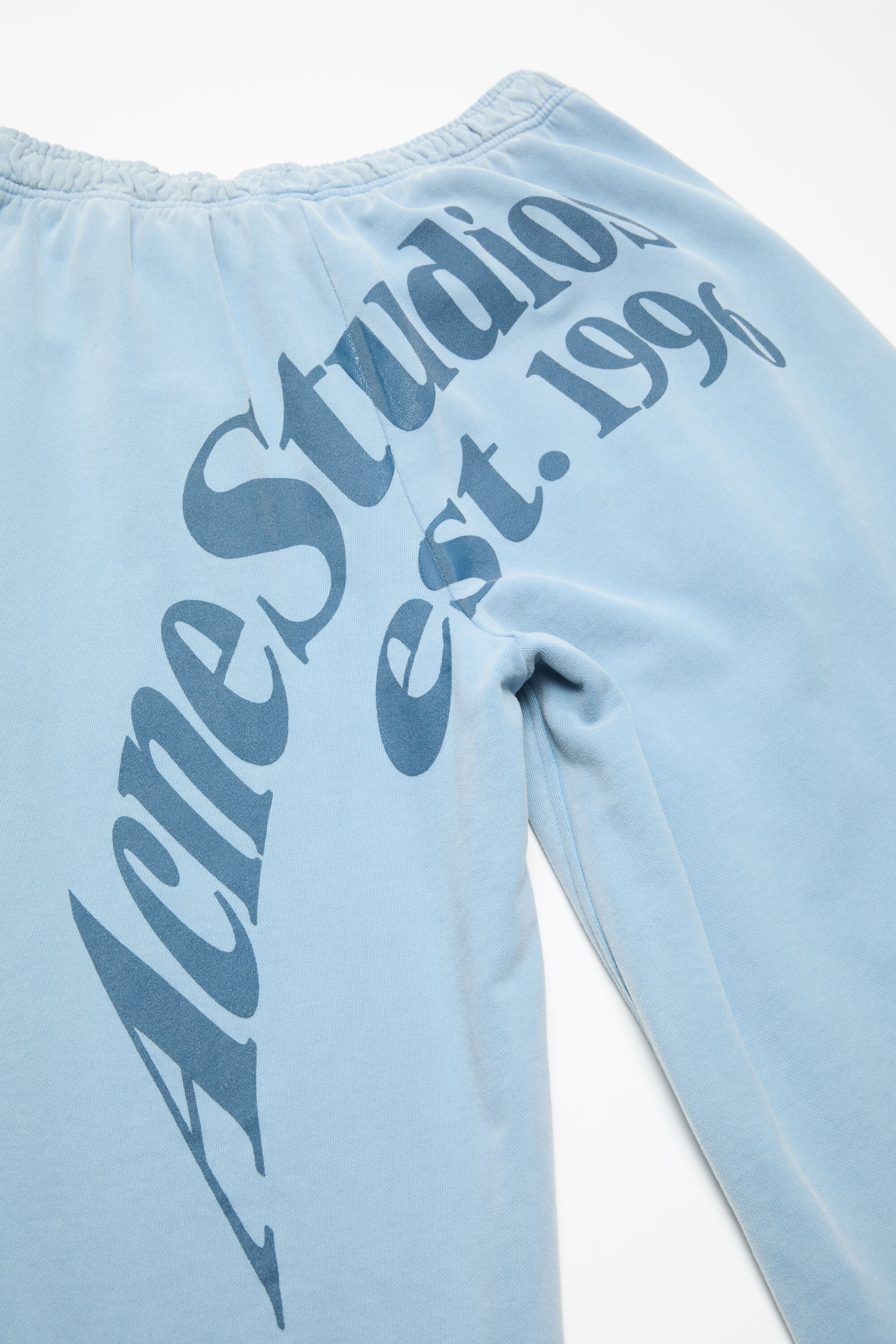 Acne Studios - ウォッシュ加工スウェットパンツ - ダーティーブルー