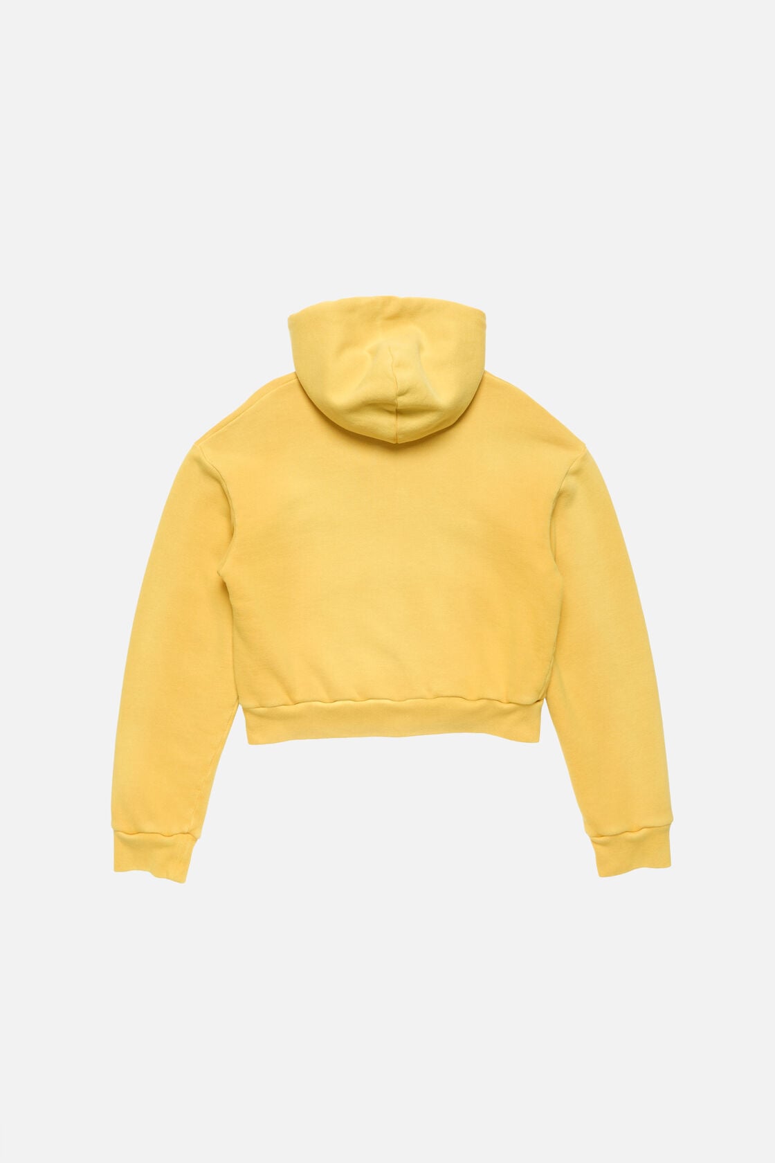 Sprayed zip hoodie, Mustard yellow, 2000x