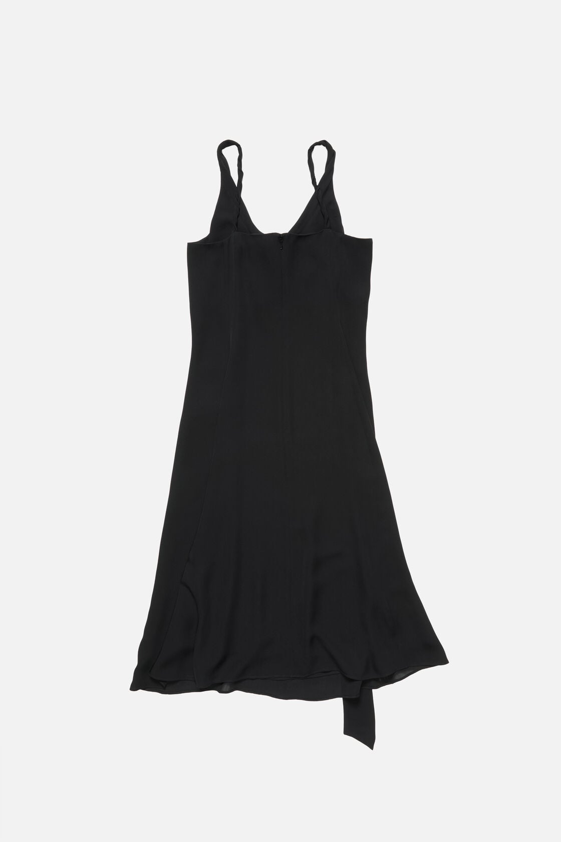 Silk dress with bow, Black, 2000x