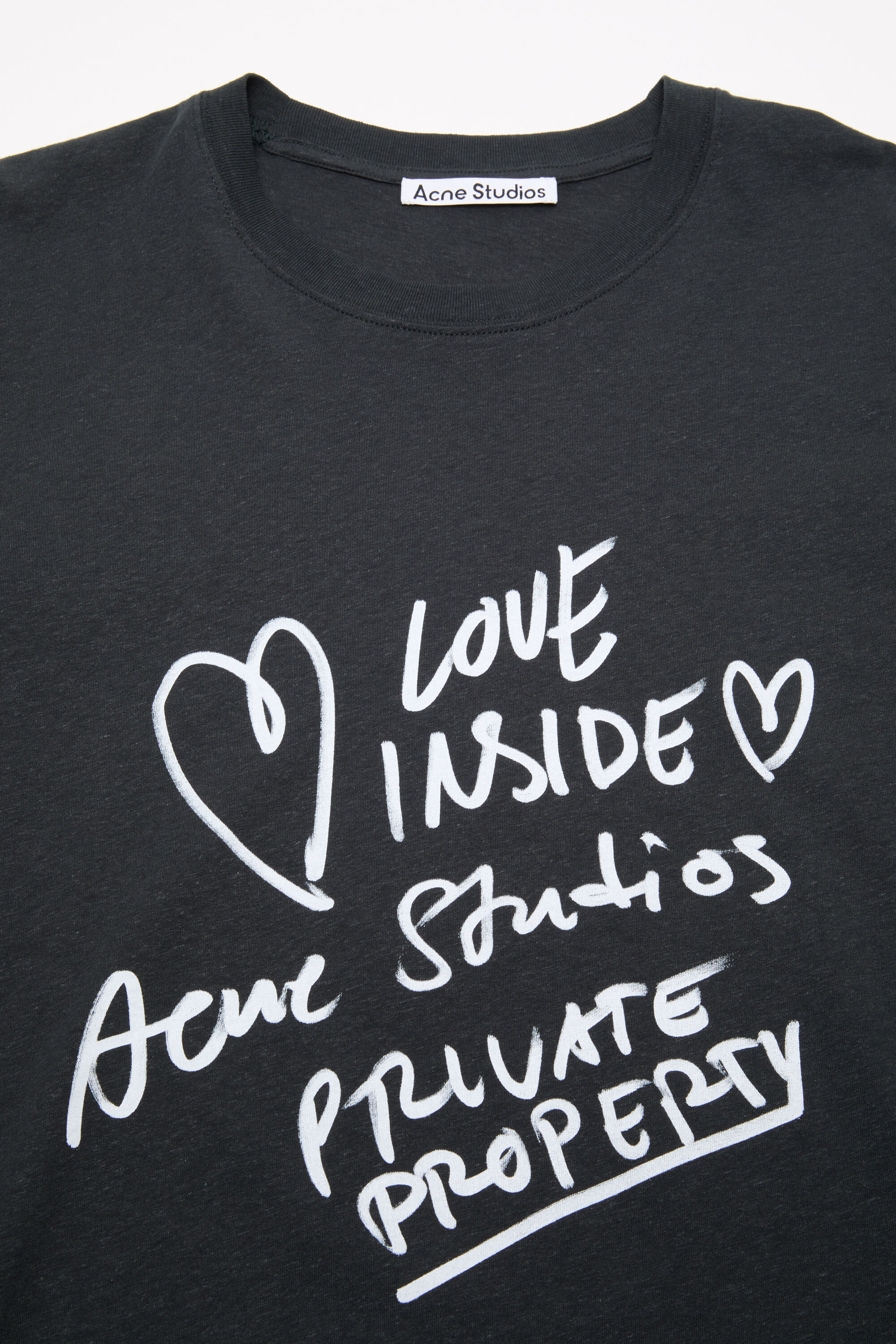 Acne Studios - Graphic t-shirt - Black