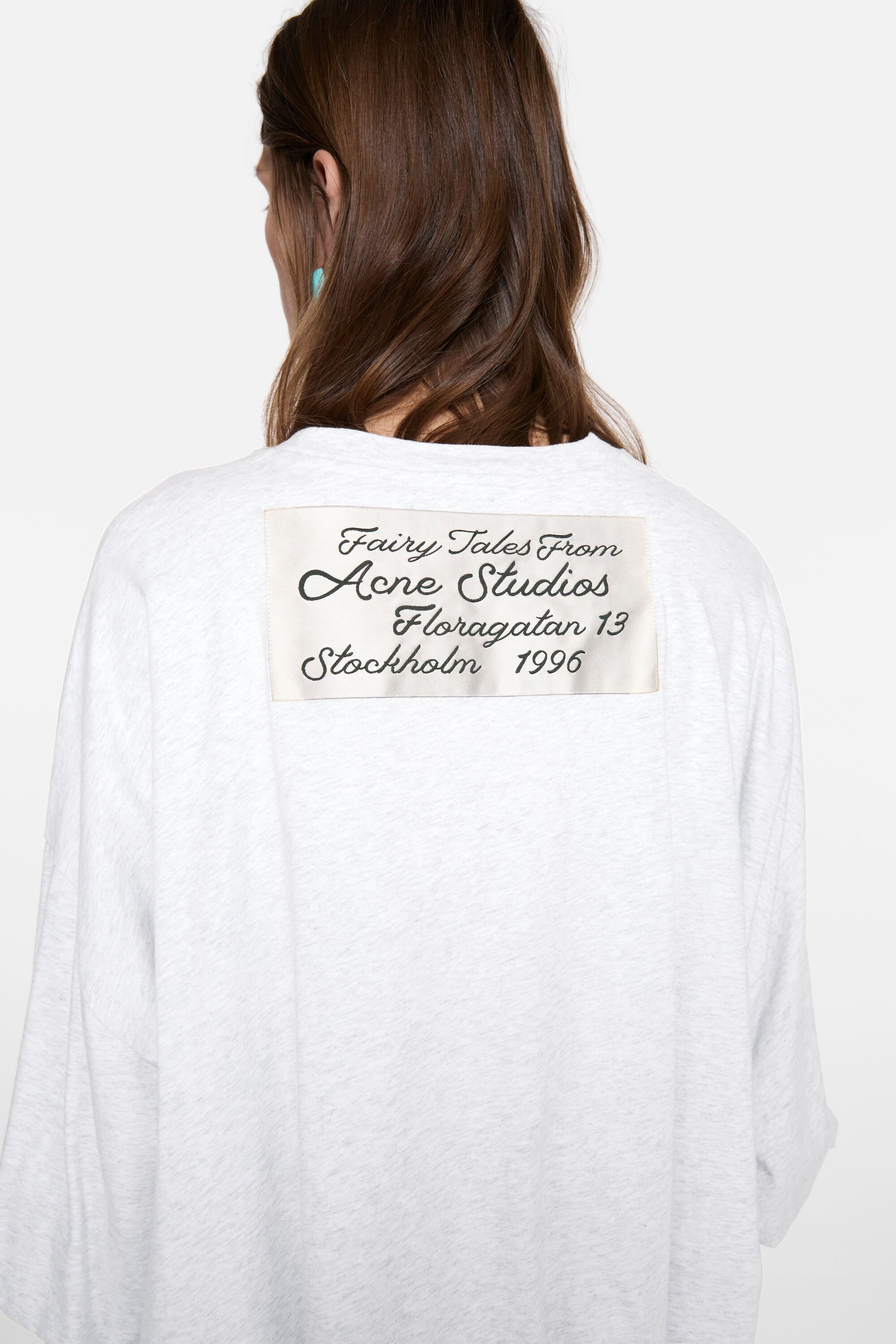 Acne Studios tシャツ Acne Studios - プリントTシャツ - オプティックホワイト