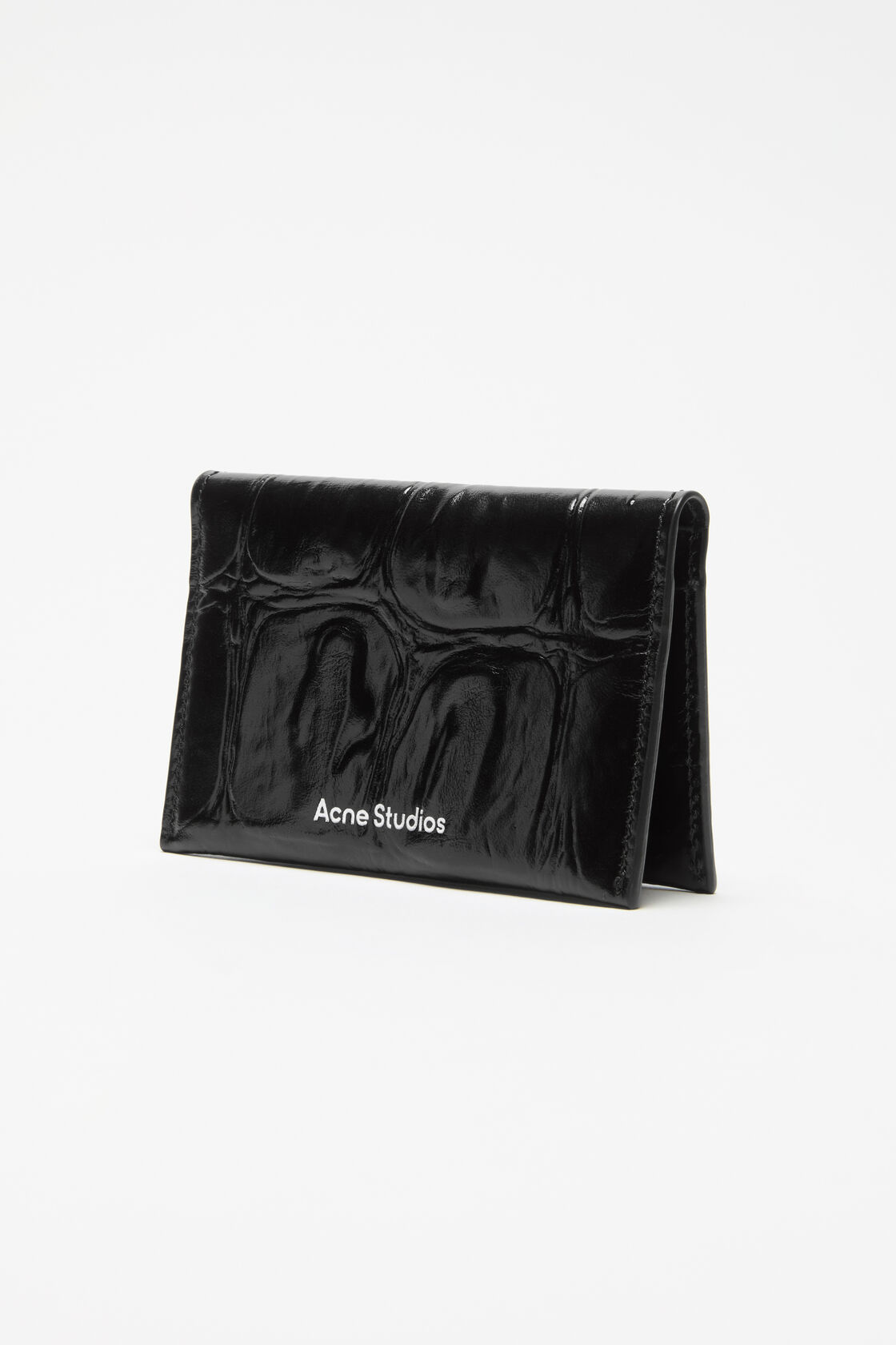 Folded leather wallet, Black, 2000x