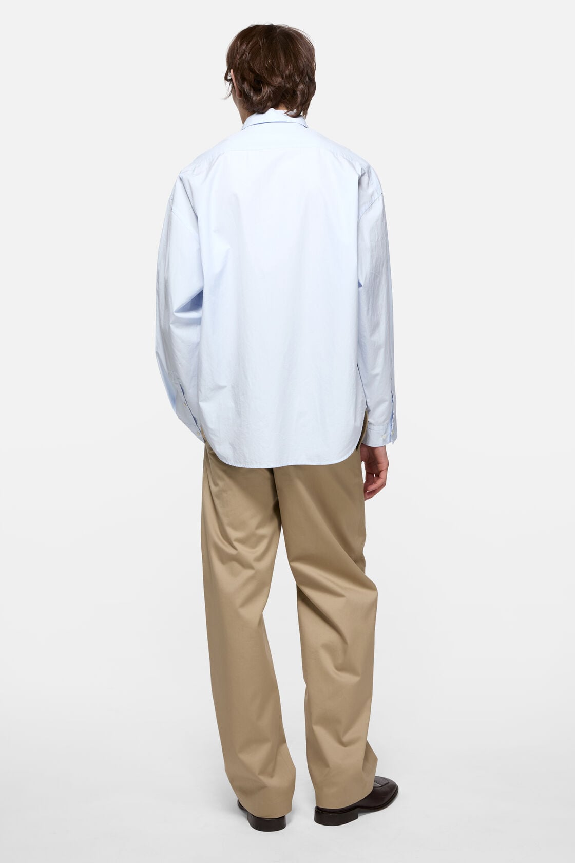 Button-up shirt with logo, Ice blue, 2000x