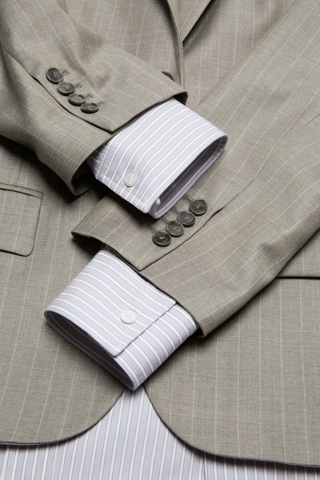 Layered suit jacket, Warm Grey, 2000x