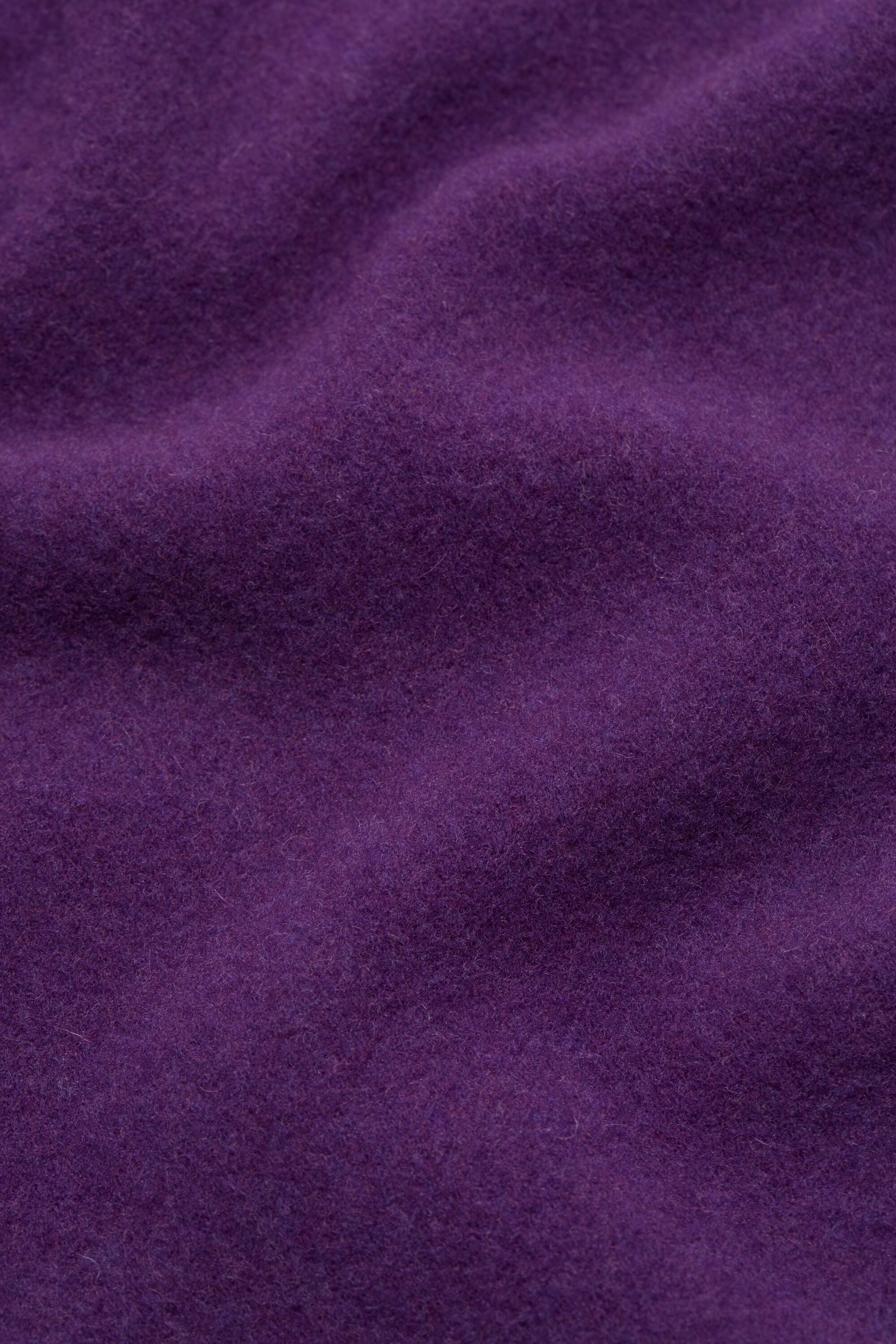 Acne Studios - Fringe wool scarf - skinny - Violet Purple Melange