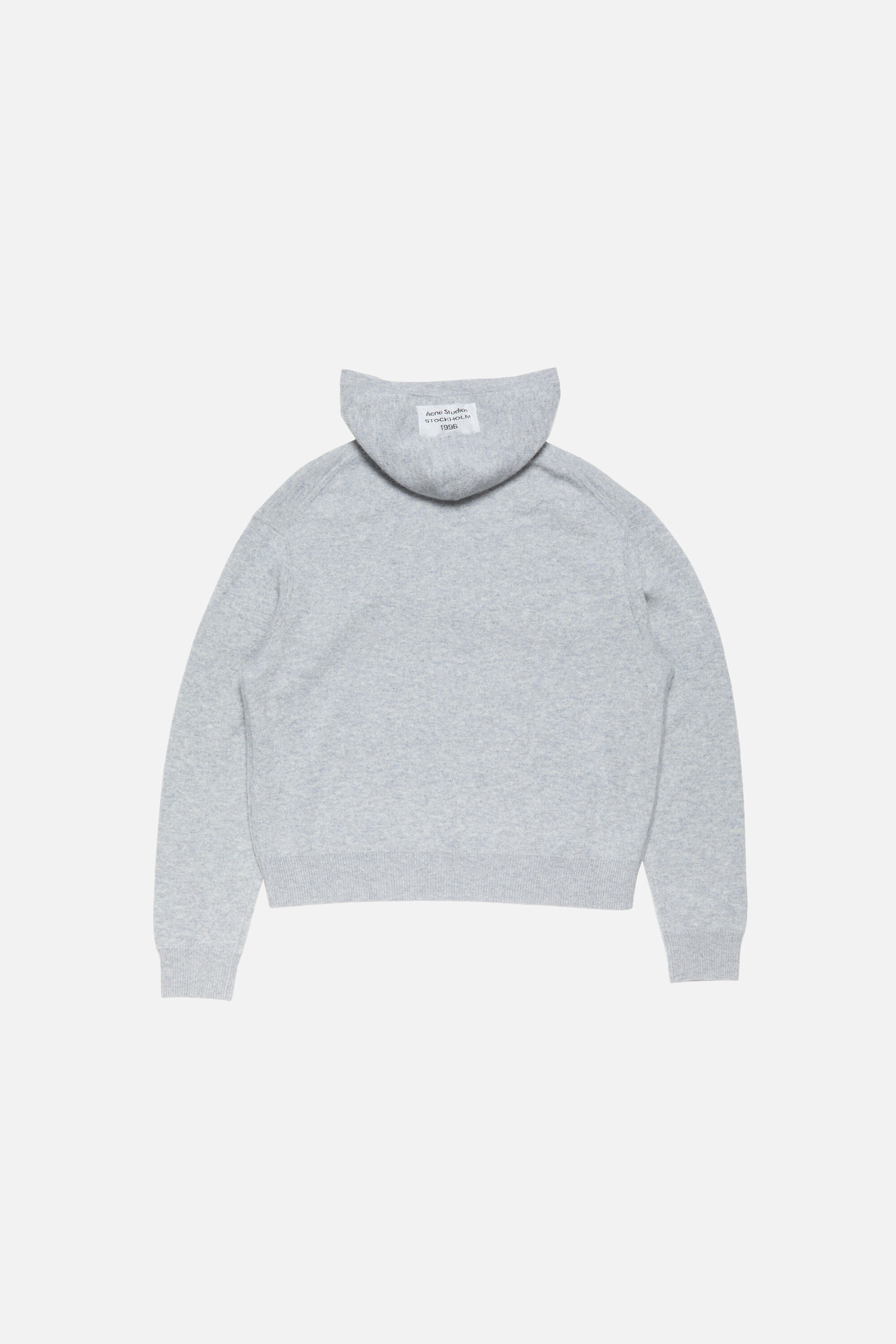 Acne Studios - Cashmere hoodie - Cold grey melange