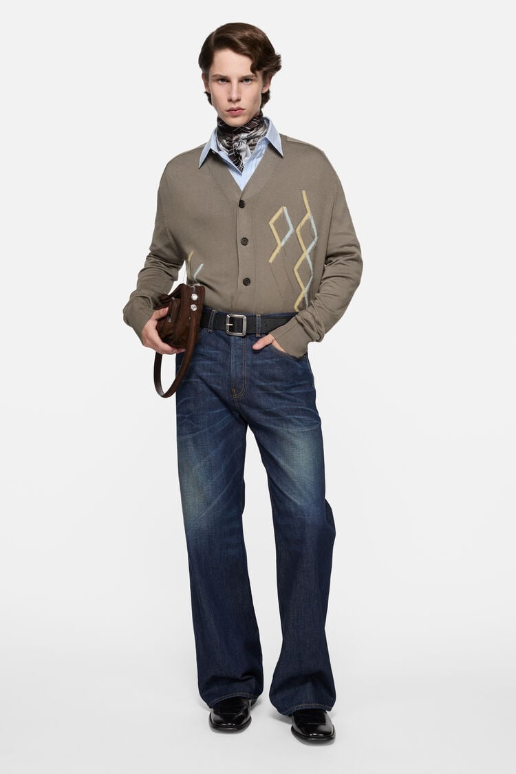RW-MN-KNIT000015, Taupe Brown