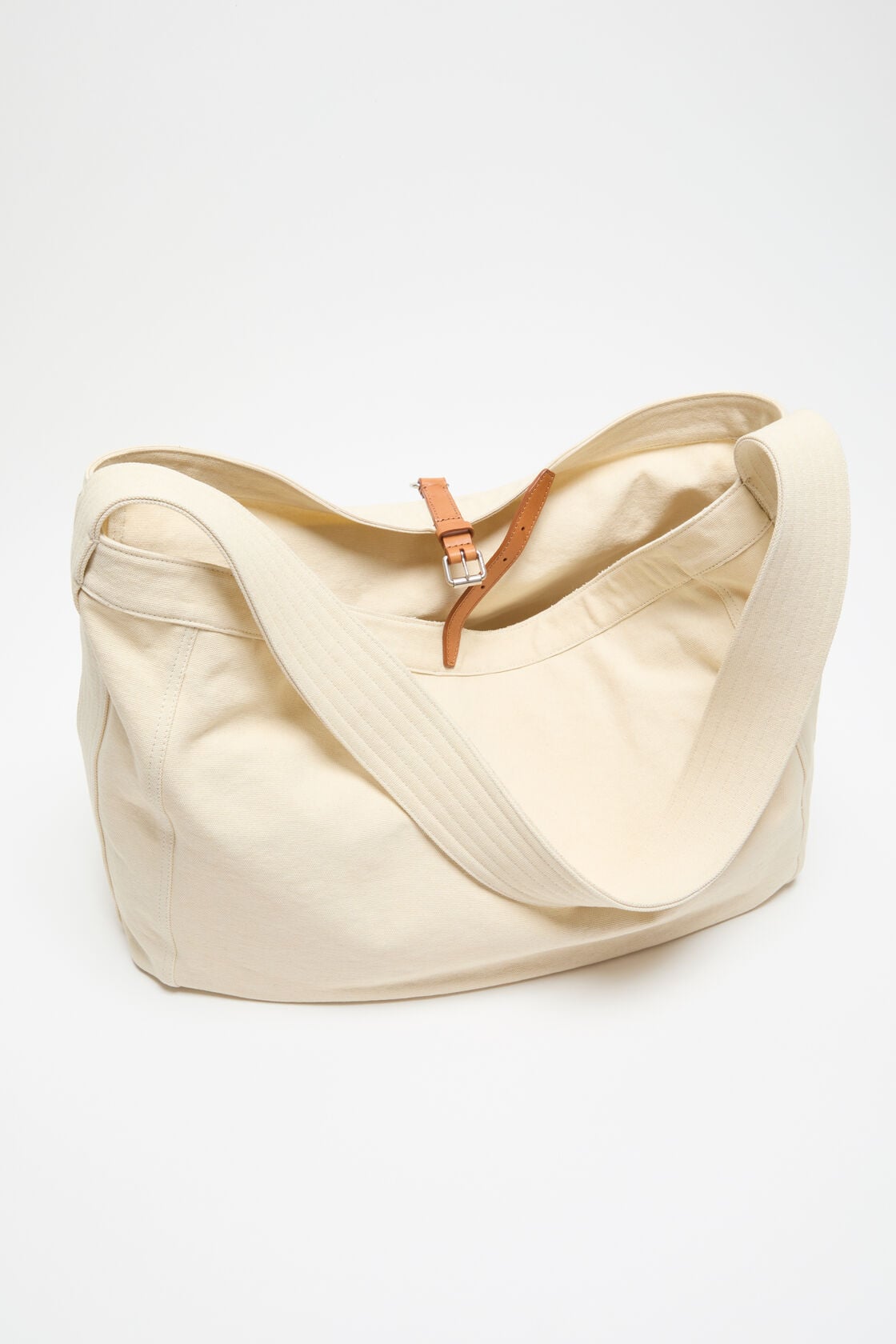 1996 Logo Crossbody Tote, White, 2000x