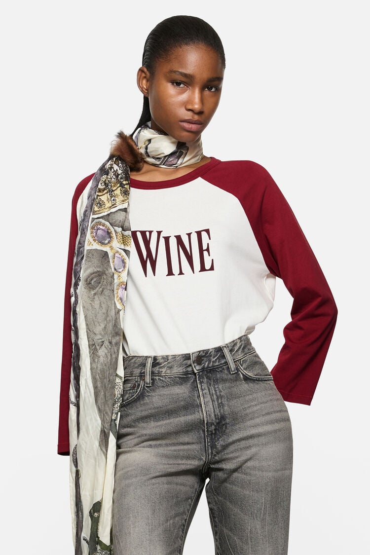 RW-UX-TSHI000051, Burgundy/white