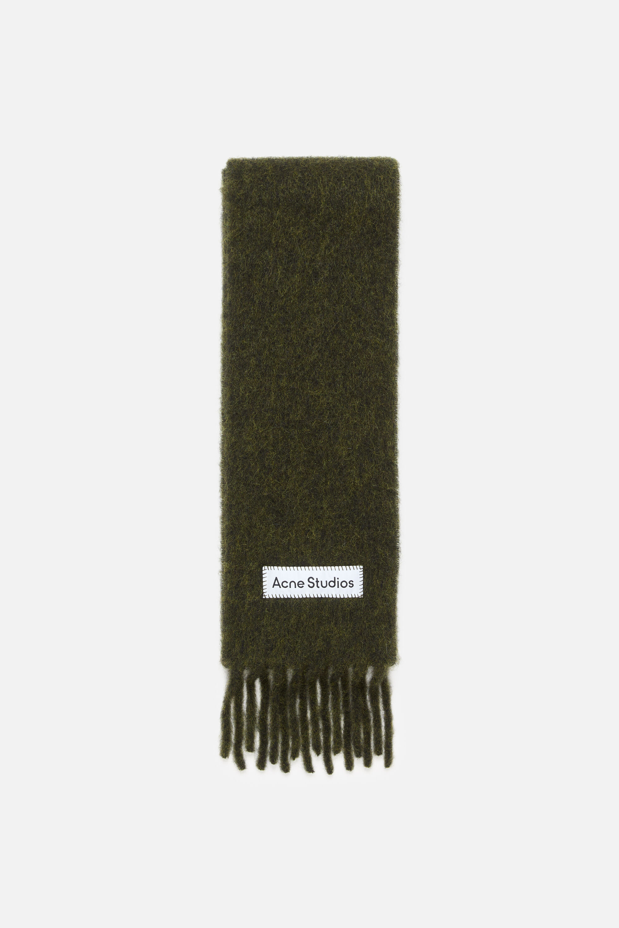 Acne Studios - Skinny mohair scarf - Forest green