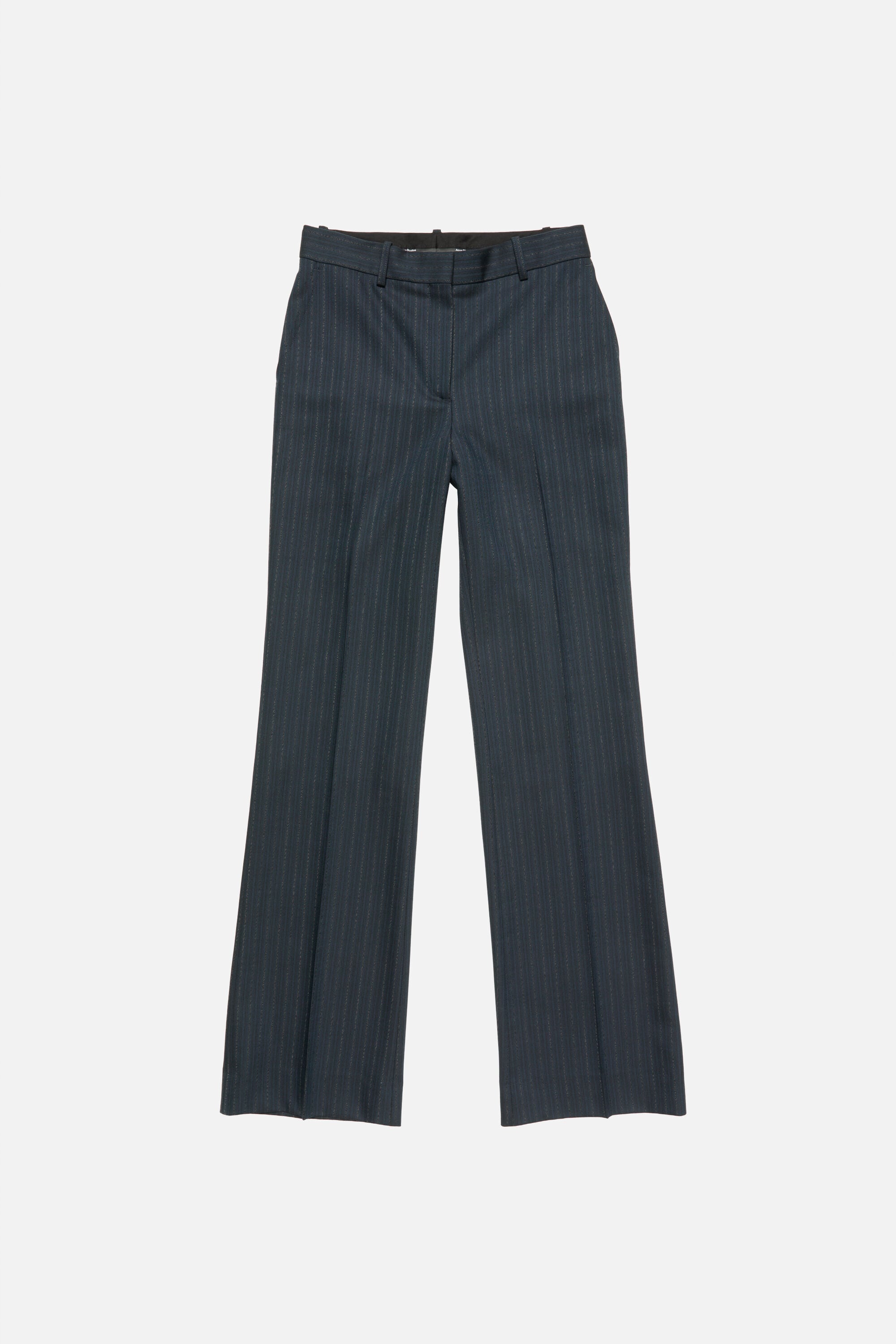 Acne Studios - ピンストライプウールスーツトラウザーズ - ブラック