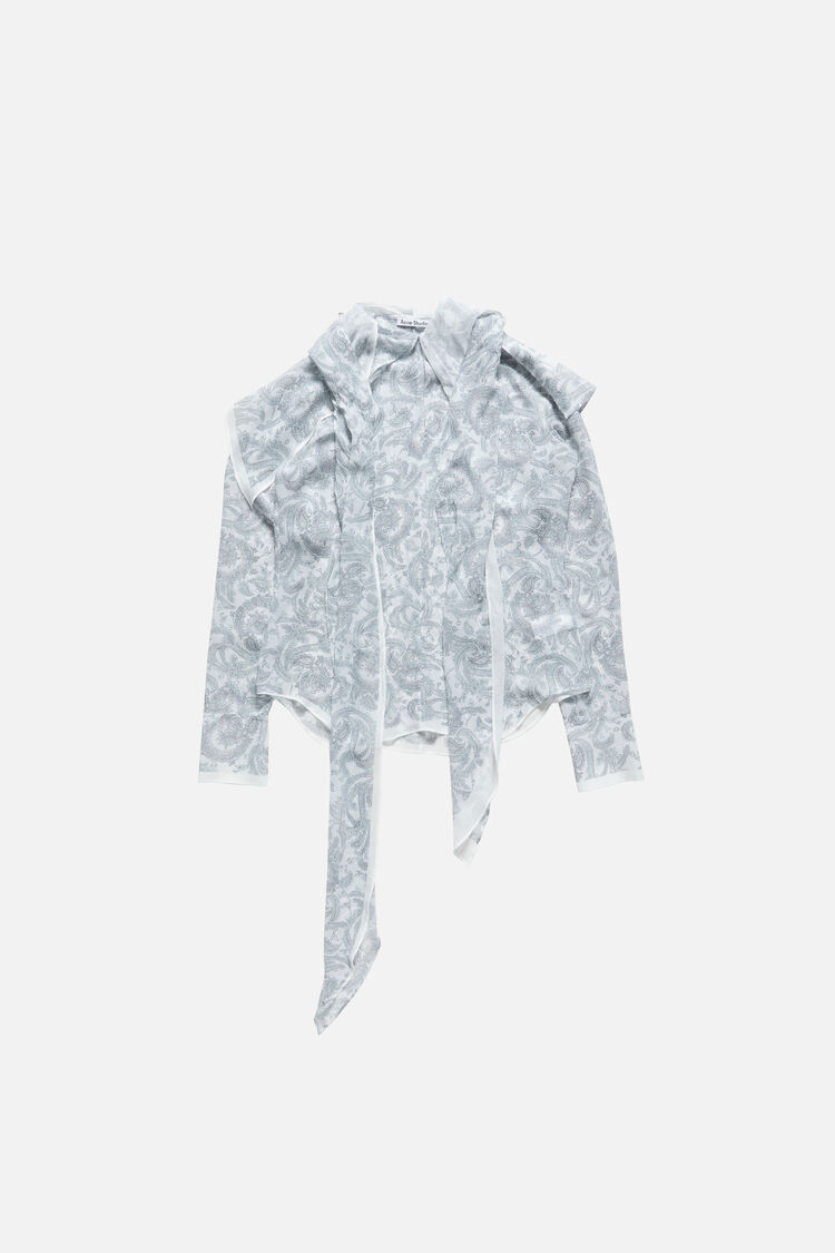 RW-WN-SHIR000036, Light blue/beige