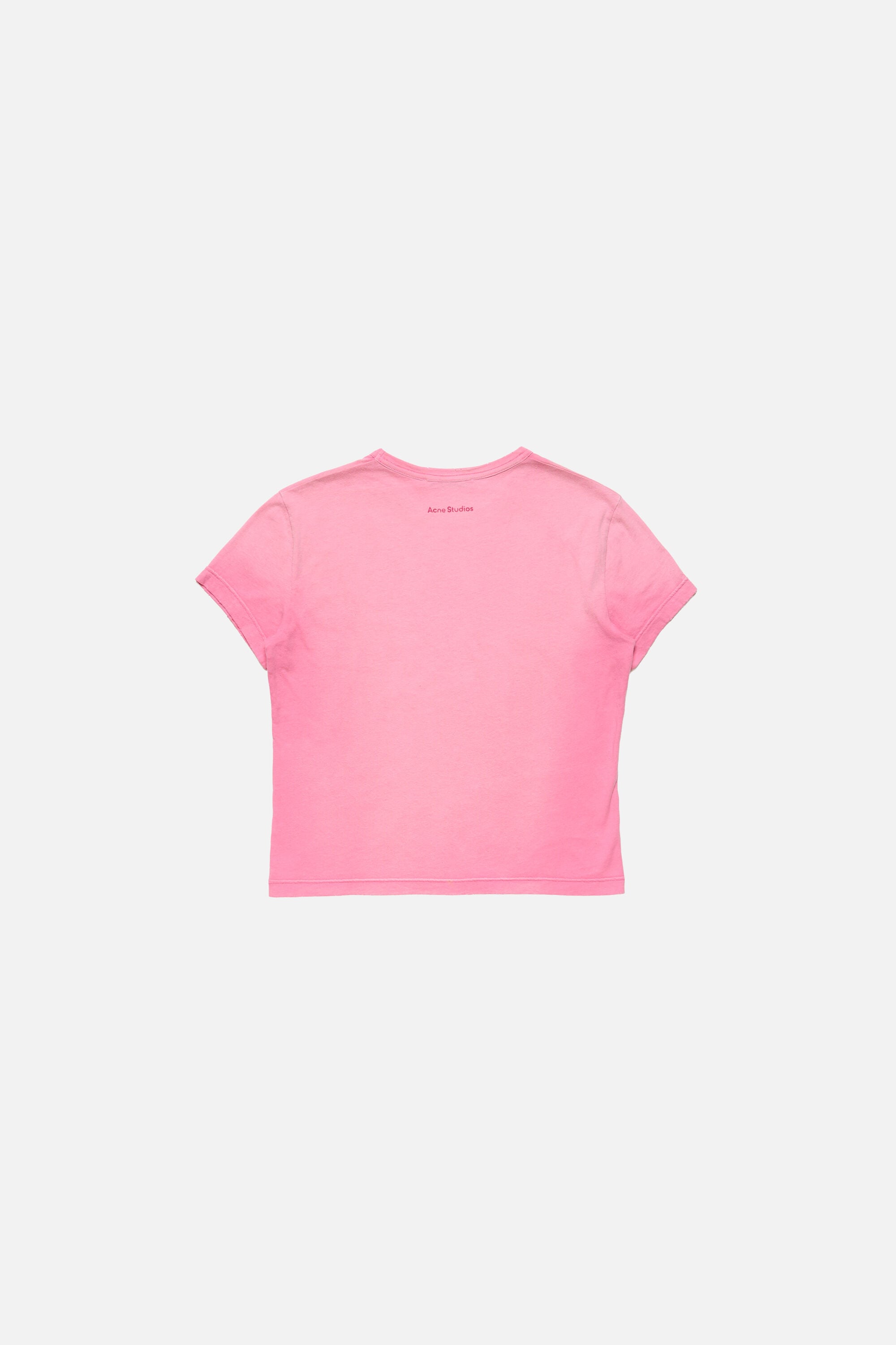 トップス acne studious Acne Studios - Fitted graphic t-shirt - Pink