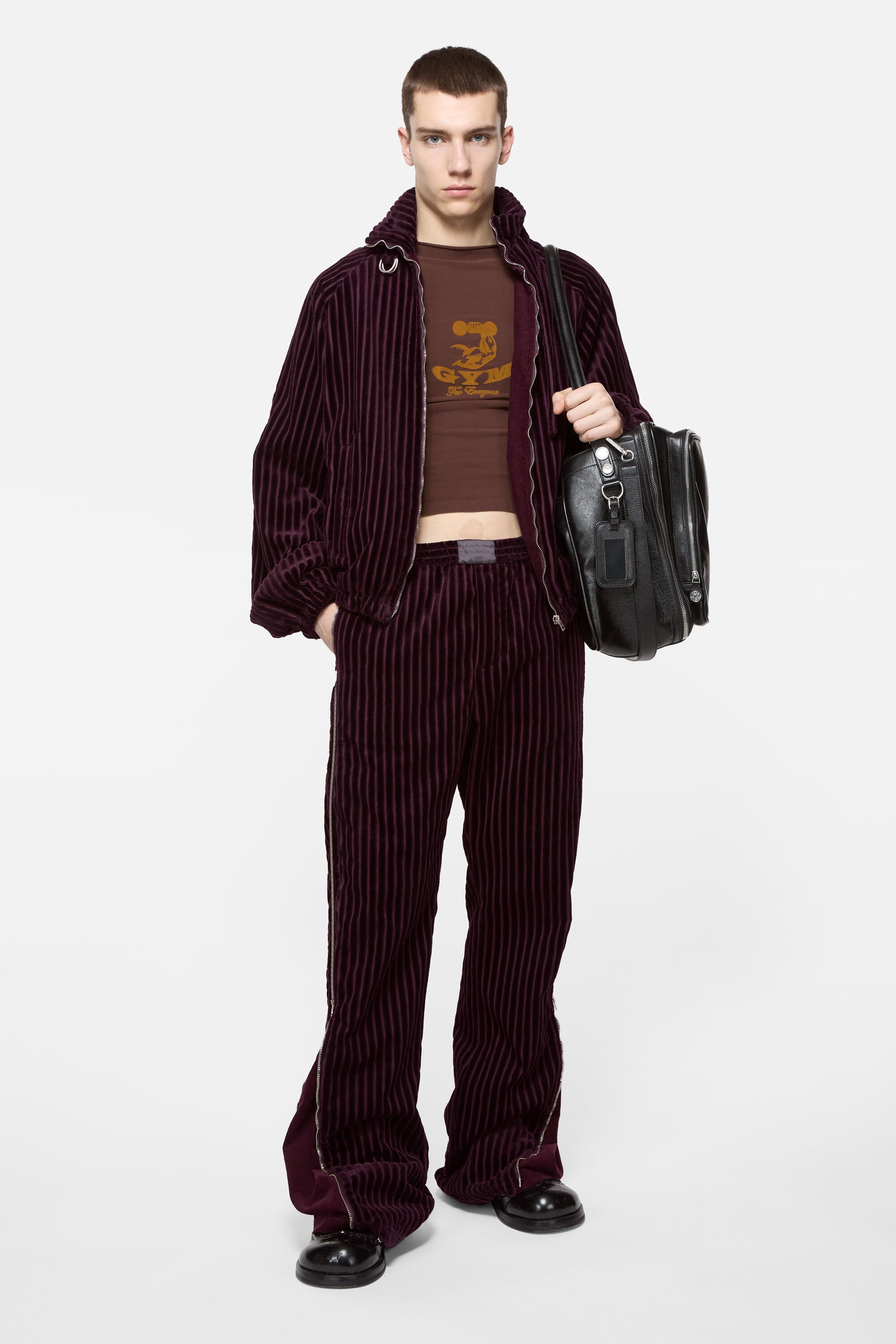 Acne Studios - Corduroy trousers - Burgundy