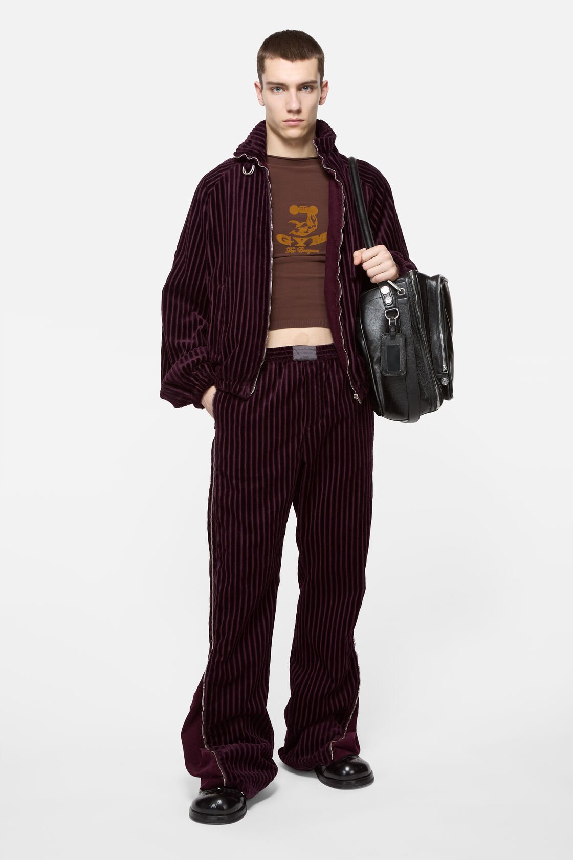 Corduroy trousers, Burgundy, 2000x