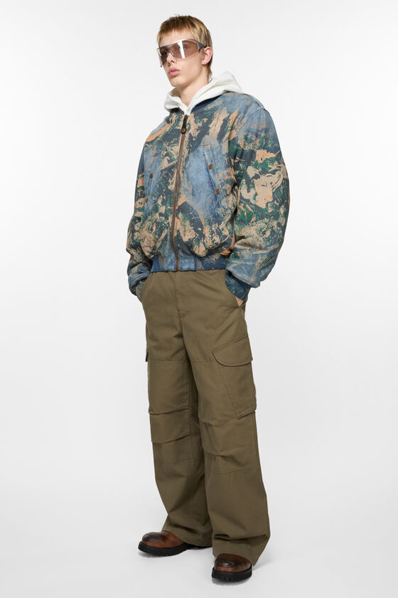 Acne Studios - デニムボンバージャケット - ブラウン 