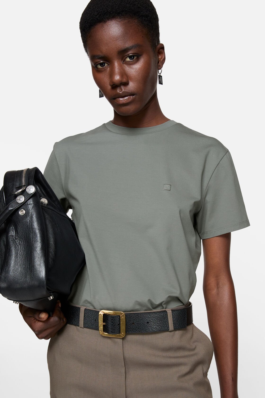 T-shirt - regular fit, Stone grey, 2000x